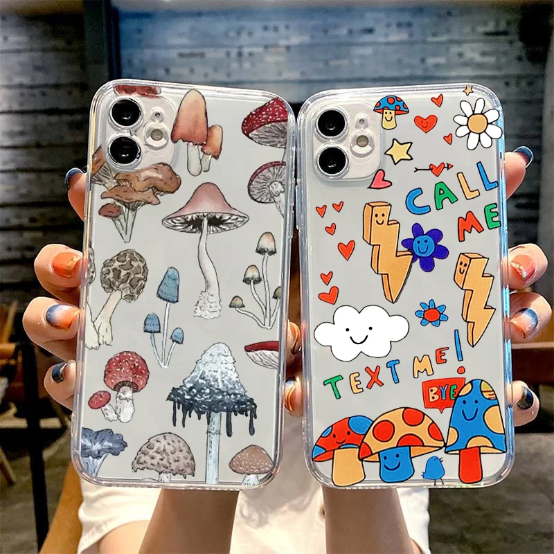 Mushroom Rainbow Graffiti Phone Case for iPhone 13 11 12 Pro Max Mini 8 7 Plus X Xs Max XR Case Coque for iPhone 11 Case Fundas
Mushroom Rainbow Graffiti Phone Case for iPhone 13 11 12 Pro Max Mini 8 7 Plus X Xs Max XR Case Coque for iPhone 11 Case Fundas