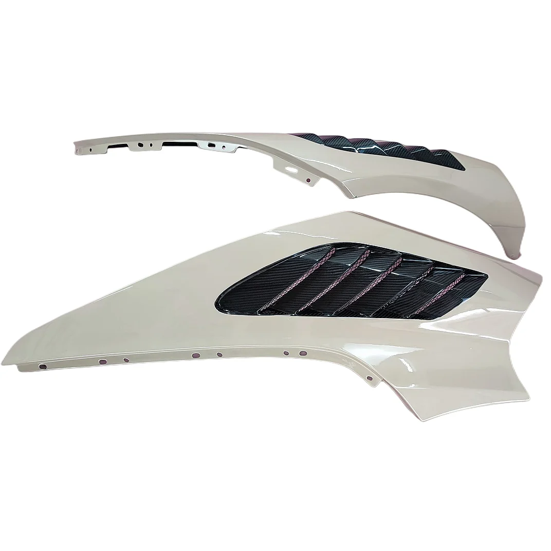 Modified Part of Mclaren 720S, Vors Type Semi Carbon Fiber Forged Wide Front Mudguard
Modified Part of Mclaren 720S, Vors Type Semi Carbon Fiber Forged Wide Front Mudguard