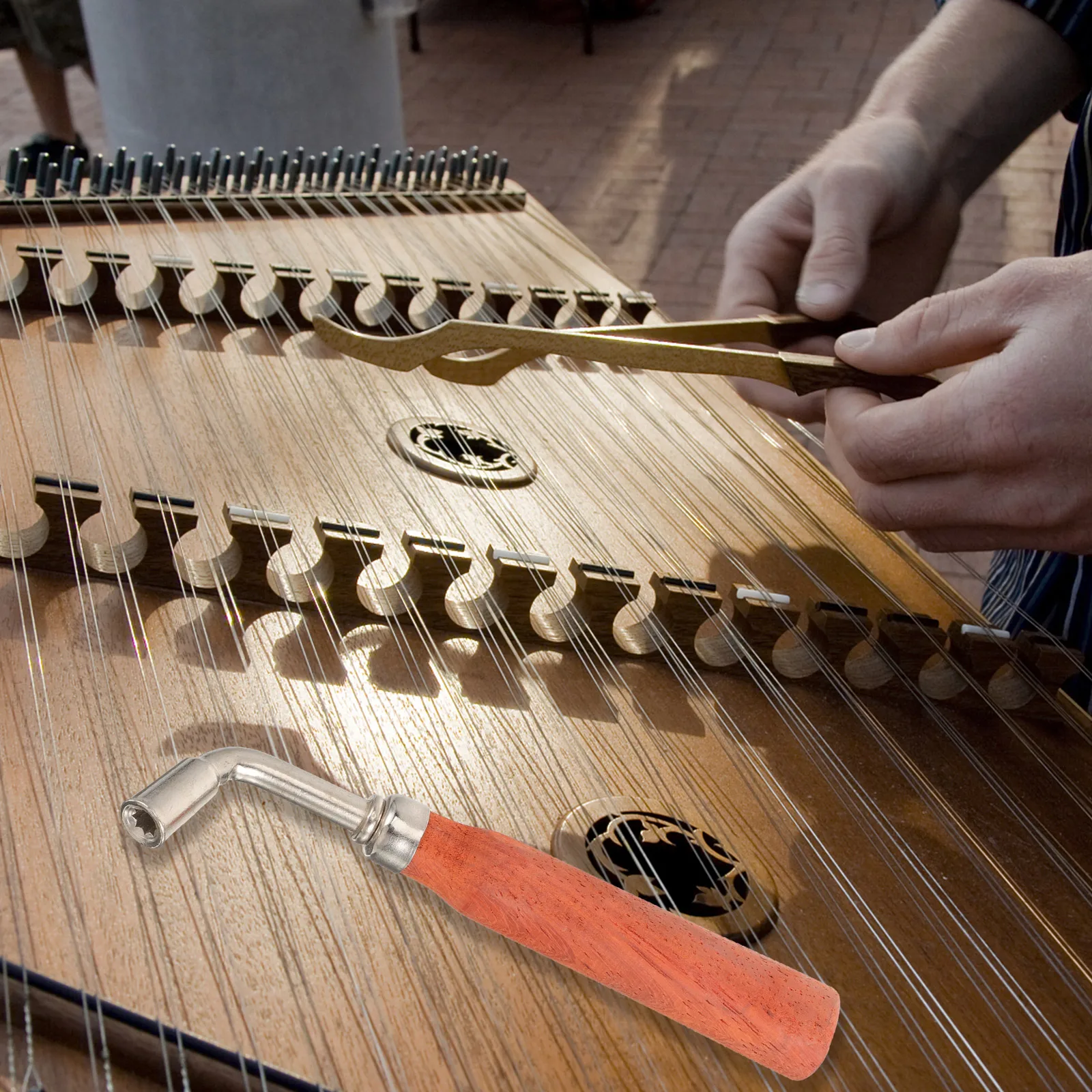 Guzheng Tuning Tuning Parts Instrument Accessory 402 Wood Metal Dulcimer Tool Spanner Parts Practical
Guzheng Tuning Tuning Parts Instrument Accessory 402 Wood Metal Dulcimer Tool Spanner Parts Practical
