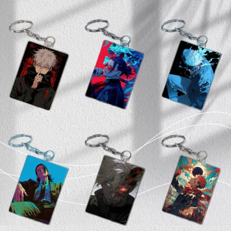 Anime Acrylic Card Key Buckle for Jjk Yuuta Okkotsu Satoru Gojo Kento Nanami Ryomen Sukuna Creative Peripheral Acrylic Pendant
Anime Acrylic Card Key Buckle for Jjk Yuuta Okkotsu Satoru Gojo Kento Nanami Ryomen Sukuna Creative Peripheral Acrylic Pendant