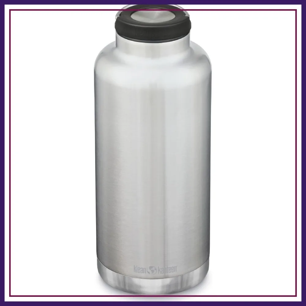 Insulated Stainless Steel Water Bottle 64 oz, Wide Mouth with Loop Cap
Insulated Stainless Steel Water Bottle 64 oz, Wide Mouth with Loop Cap