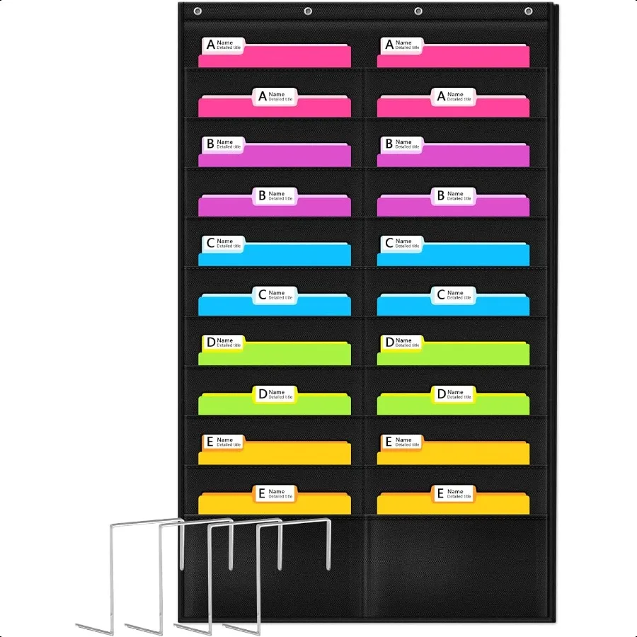 Folder Pocket Chart Black Cascading Wall Organizer for School Classroom Home or Office Use 20 Pocket Chart Hanging Wall Organiz
Folder Pocket Chart Black Cascading Wall Organizer for School Classroom Home or Office Use 20 Pocket Chart Hanging Wall Organiz