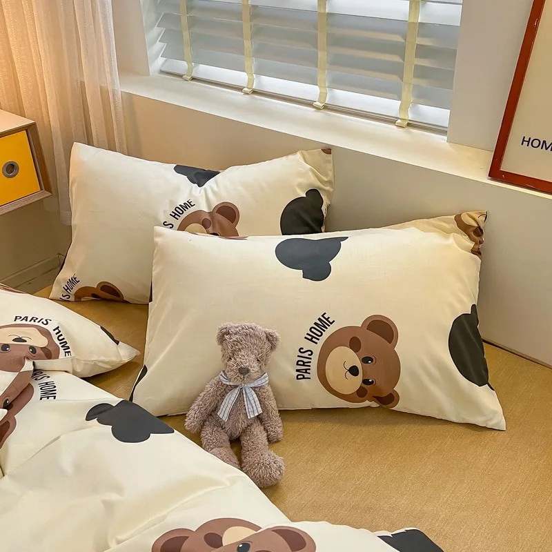 Cartoon Pure Cotton Pillowcase, A Pair of 40 Cotton Pillowcases 48x74cm Household Cute Pillowcases Poszewka Boho Nana 
Cartoon Pure Cotton Pillowcase, A Pair of 40 Cotton Pillowcases 48x74cm Household Cute Pillowcases Poszewka Boho Nana