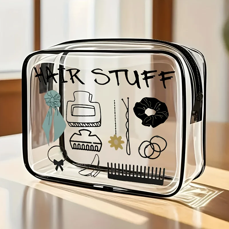 Stylish Large Capacity Pvc Makeup Bag with Zipper Closure High Quality Travel Toiletry Organizer Lightweight for Women and Girls
Stylish Large Capacity Pvc Makeup Bag with Zipper Closure High Quality Travel Toiletry Organizer Lightweight for Women and Girls