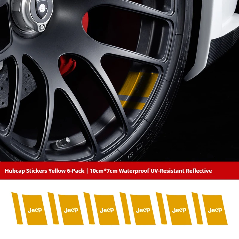 Jeep Car Wheel Hub Stickers Waterproof Rim Decals for Renegade Wrangler JK JL Grand Cherokee Compass Car Exterior Accessories
Jeep Car Wheel Hub Stickers Waterproof Rim Decals for Renegade Wrangler JK JL Grand Cherokee Compass Car Exterior Accessories