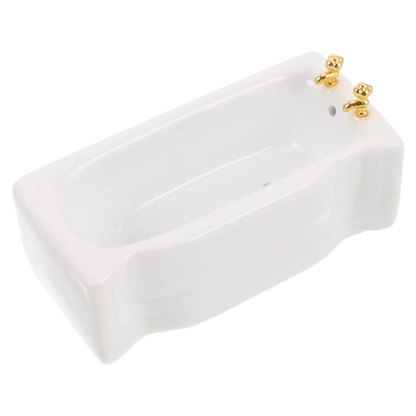 Miniature Ceramic White Square Bathtub 1:12 Scale Dollhouse Bathroom Furniture Compact Portable Design for Playroom Decor
Miniature Ceramic White Square Bathtub 1:12 Scale Dollhouse Bathroom Furniture Compact Portable Design for Playroom Decor