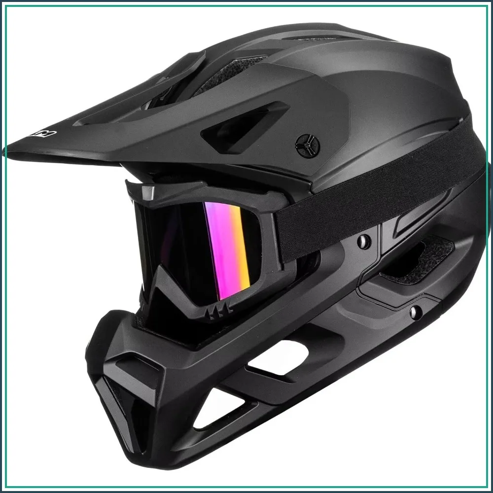 Full Face Mountain Bike Helmet ASTM CPSC Adult Adjustable Visor MTB BMX HT58
Full Face Mountain Bike Helmet ASTM CPSC Adult Adjustable Visor MTB BMX HT58