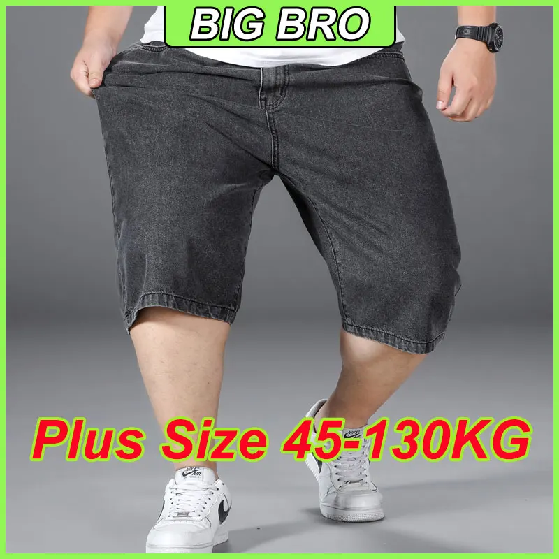 Summer Plus Size Men's Denim Shorts Deep Crotch Loose Pants Middle-aged Man 7-point Middle Trousers Black Shorts Male Clothing
Summer Plus Size Men's Denim Shorts Deep Crotch Loose Pants Middle-aged Man 7-point Middle Trousers Black Shorts Male Clothing