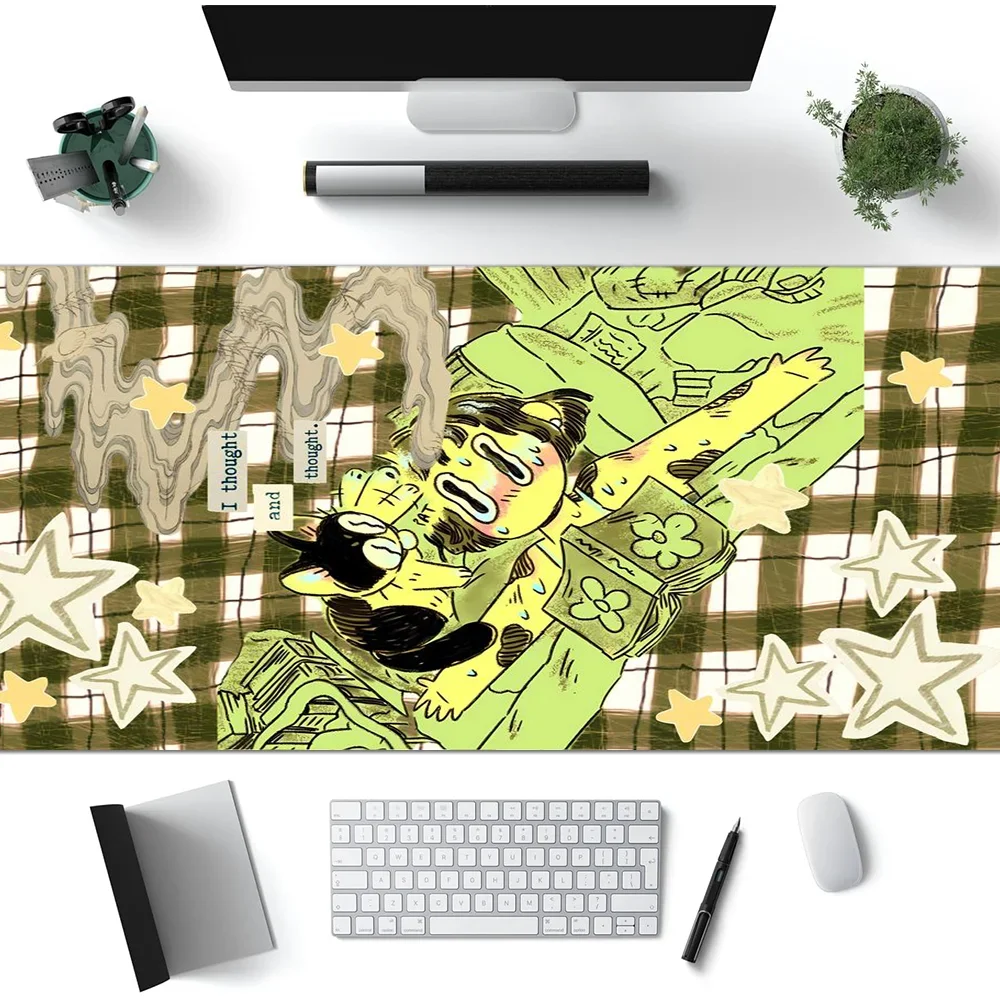 Abstract Cartoon Mouse Pad Large Desk Accessories Desk Pad Rubber Base with Stitched Edge Mousepad Non-Slip Deskpad for Office
Abstract Cartoon Mouse Pad Large Desk Accessories Desk Pad Rubber Base with Stitched Edge Mousepad Non-Slip Deskpad for Office