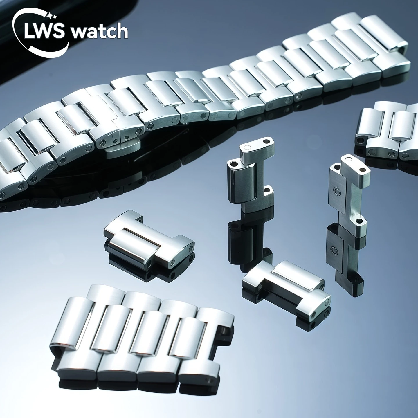 For the IWC Ingenieur IW328901 Series Watch: Stainless Steel Link Bracelet Extension Piece (Replacement Accessory)
For the IWC Ingenieur IW328901 Series Watch: Stainless Steel Link Bracelet Extension Piece (Replacement Accessory)