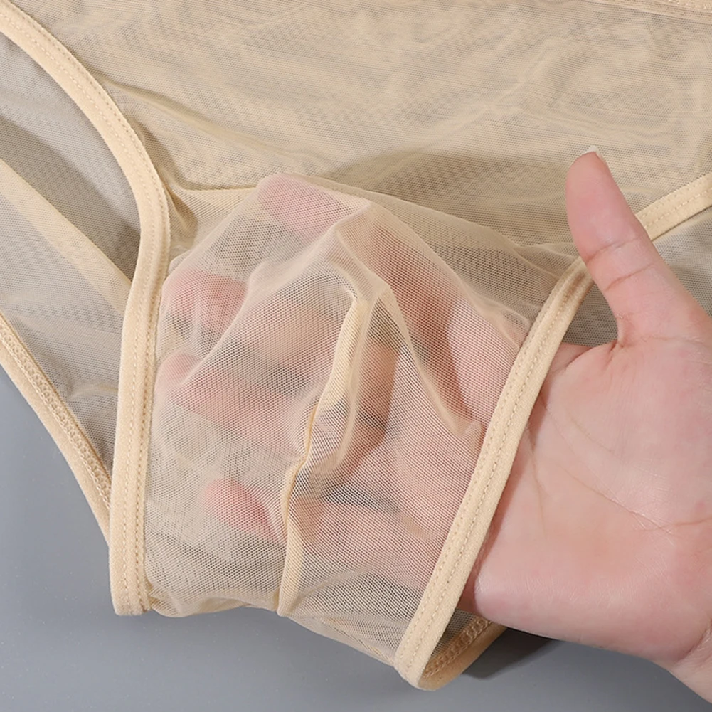 Summer Cooling Men Sexy Transparent Mesh Underwear Briefs Ultrathin Breathable Erotic Underpants Man Undershorts
Summer Cooling Men Sexy Transparent Mesh Underwear Briefs Ultrathin Breathable Erotic Underpants Man Undershorts