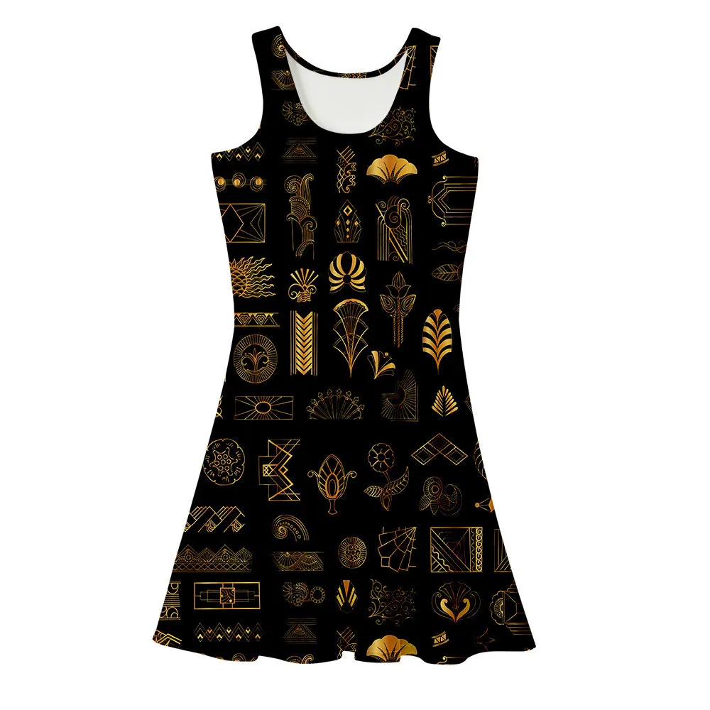 Dress Summer clothes 3D digital printing Tarot Elements Fashion Leisure Waist trim Beach Short skirt trend Sleeveless
Dress Summer clothes 3D digital printing Tarot Elements Fashion Leisure Waist trim Beach Short skirt trend Sleeveless
