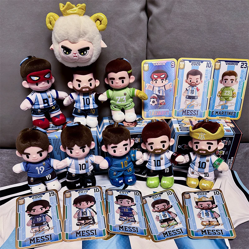 Original 2026 Vamos Argentina Football Team Series Vinyl Face Blind Box Plush Pendant Trendy Toy Ornament Collect Dolls Boy Gift
Original 2026 Vamos Argentina Football Team Series Vinyl Face Blind Box Plush Pendant Trendy Toy Ornament Collect Dolls Boy Gift