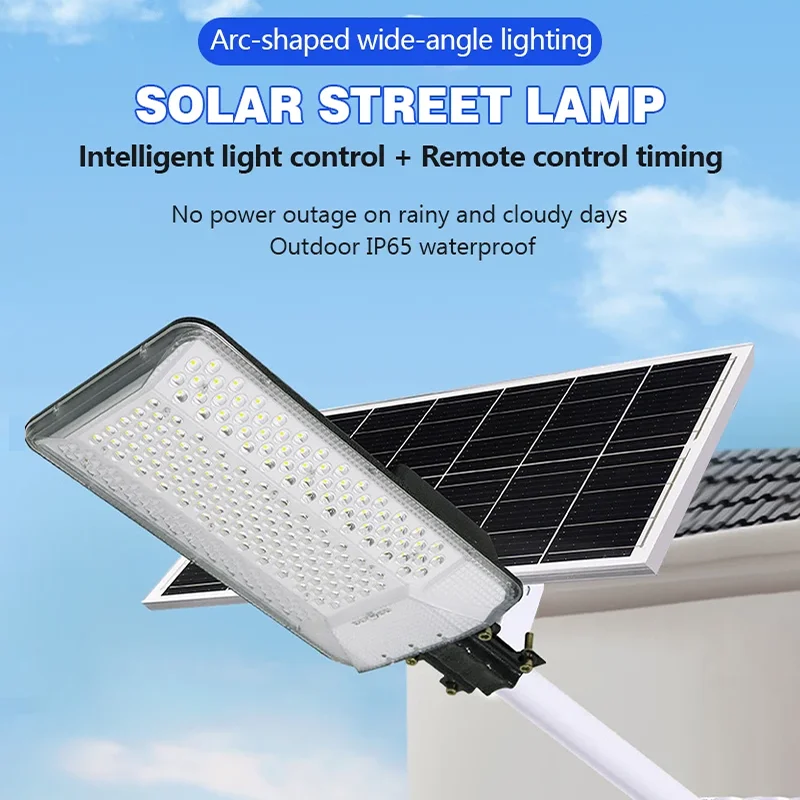 RUISENZHUO 8000W Ultra Powerful Solar Street Lamp Outdoor IP67 Dusk to Dawn Solar Powered Road Light for Garden/Parking-Lot
RUISENZHUO 8000W Ultra Powerful Solar Street Lamp Outdoor IP67 Dusk to Dawn Solar Powered Road Light for Garden/Parking-Lot