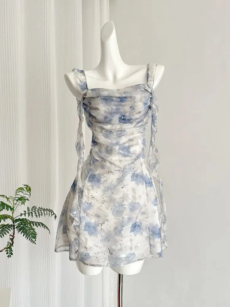 Mermaid Print Sleeveless Vest Dresses Vintage Girl Sexy Mini Skirt Fashion Clothing Summer Women's Party Cocktail Evening Dress
Mermaid Print Sleeveless Vest Dresses Vintage Girl Sexy Mini Skirt Fashion Clothing Summer Women's Party Cocktail Evening Dress