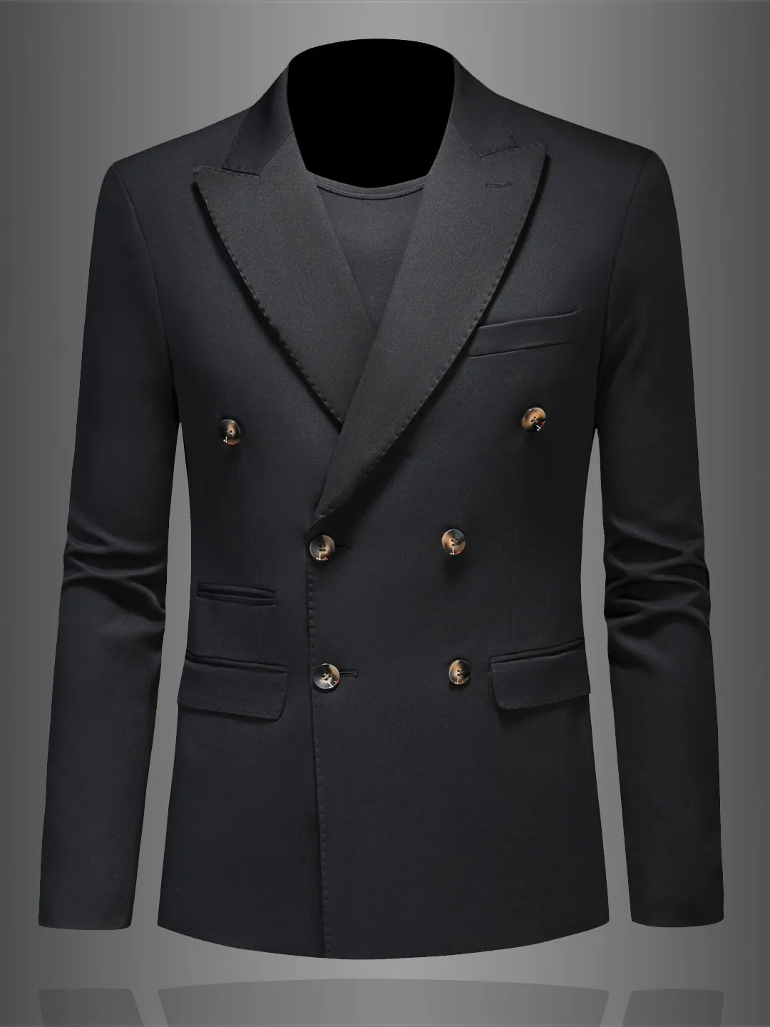 Busin Casual Men's Suit Jaet Double Breasted Tailored Fit Polyester Fiber Breathable Spring Autumn New Sle Formal Dres...
Busin Casual Men's Suit Jaet Double Breasted Tailored Fit Polyester Fiber Breathable Spring Autumn New Sle Formal Dres...