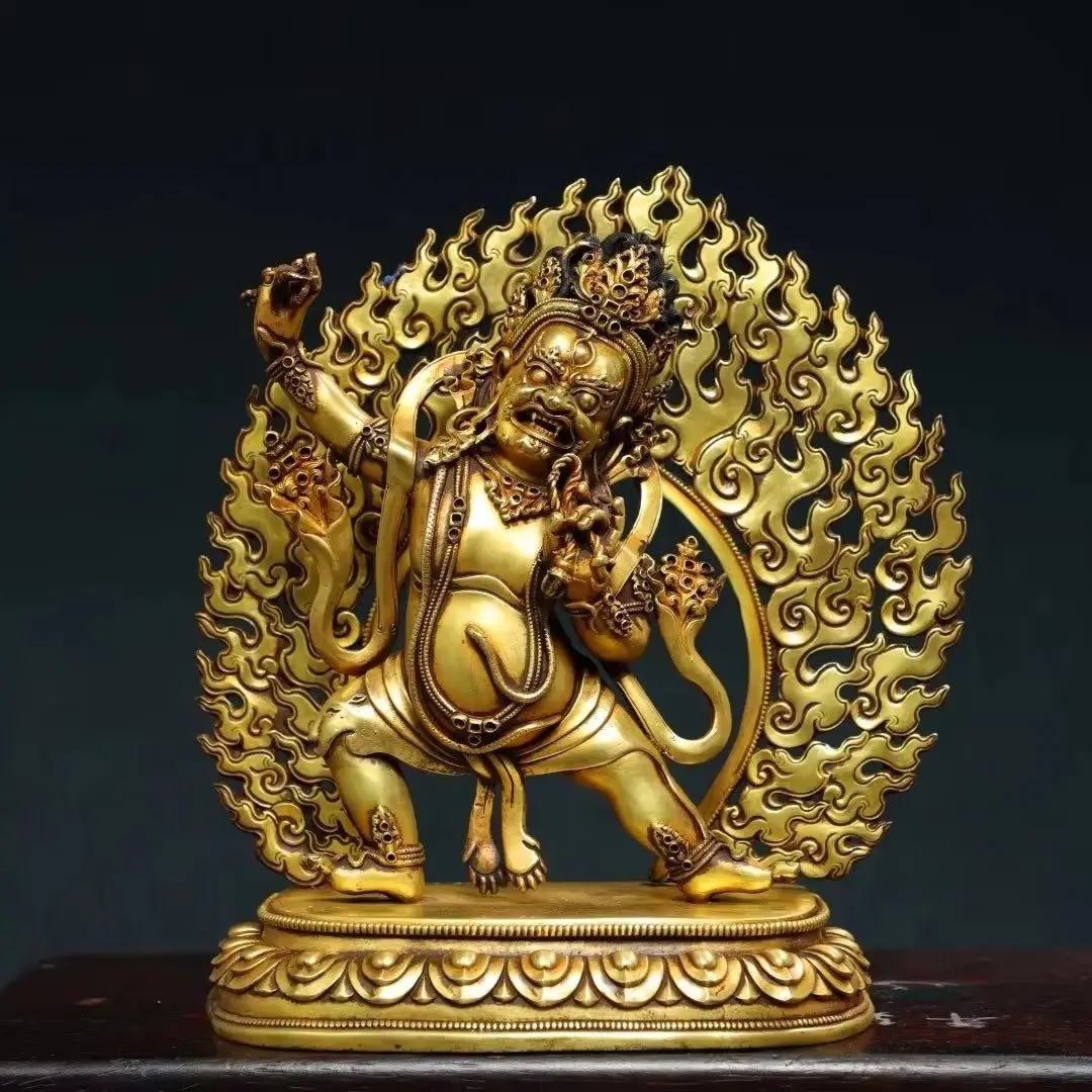 9"Tibetan Temple Collection Old Purple Bronze Gilded Real High Relief Vajrayana Bodhisattva Standing Buddha Worship Hall
9"Tibetan Temple Collection Old Purple Bronze Gilded Real High Relief Vajrayana Bodhisattva Standing Buddha Worship Hall
