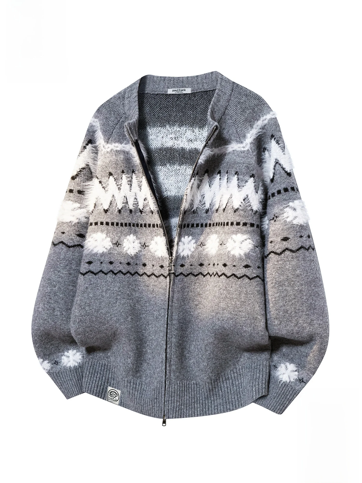 PaulFrank Knitted Cardigan Island Sweater Men Winter Casual Warm Stand Collar Coat Zipper Closure Polyester Blend Long Sve
PaulFrank Knitted Cardigan Island Sweater Men Winter Casual Warm Stand Collar Coat Zipper Closure Polyester Blend Long Sve