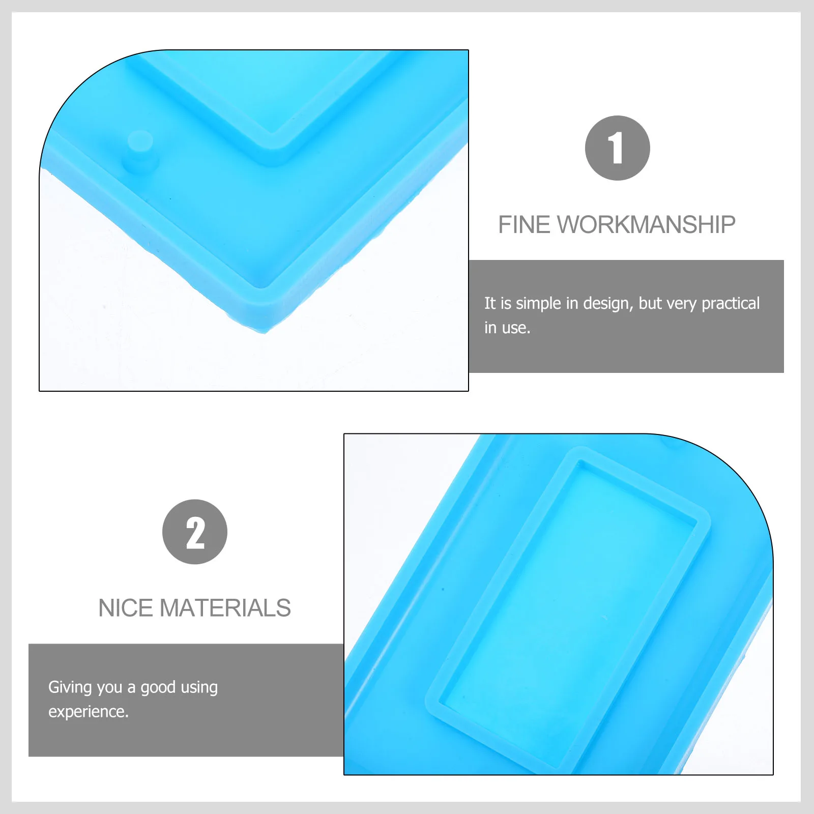 Switch Panel Mold Silicone DIY Rectangle Crystal Epoxy Mould Non Stick Easy Clean Recyclable Jewelry Accessories Parts
Switch Panel Mold Silicone DIY Rectangle Crystal Epoxy Mould Non Stick Easy Clean Recyclable Jewelry Accessories Parts