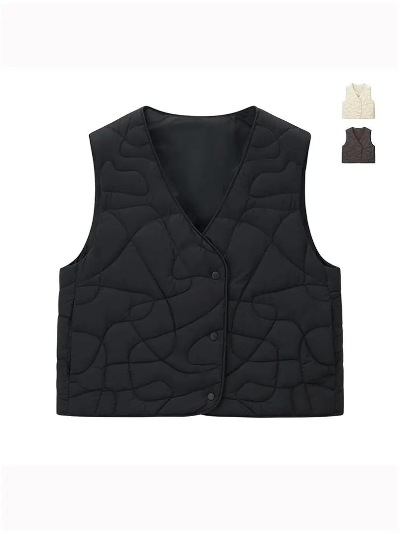 aphene down Vest Women's ort Lightweight V-Ne Warmth Hollow out Faionable Commute Sle 90% White Du down Filling
aphene down Vest Women's ort Lightweight V-Ne Warmth Hollow out Faionable Commute Sle 90% White Du down Filling