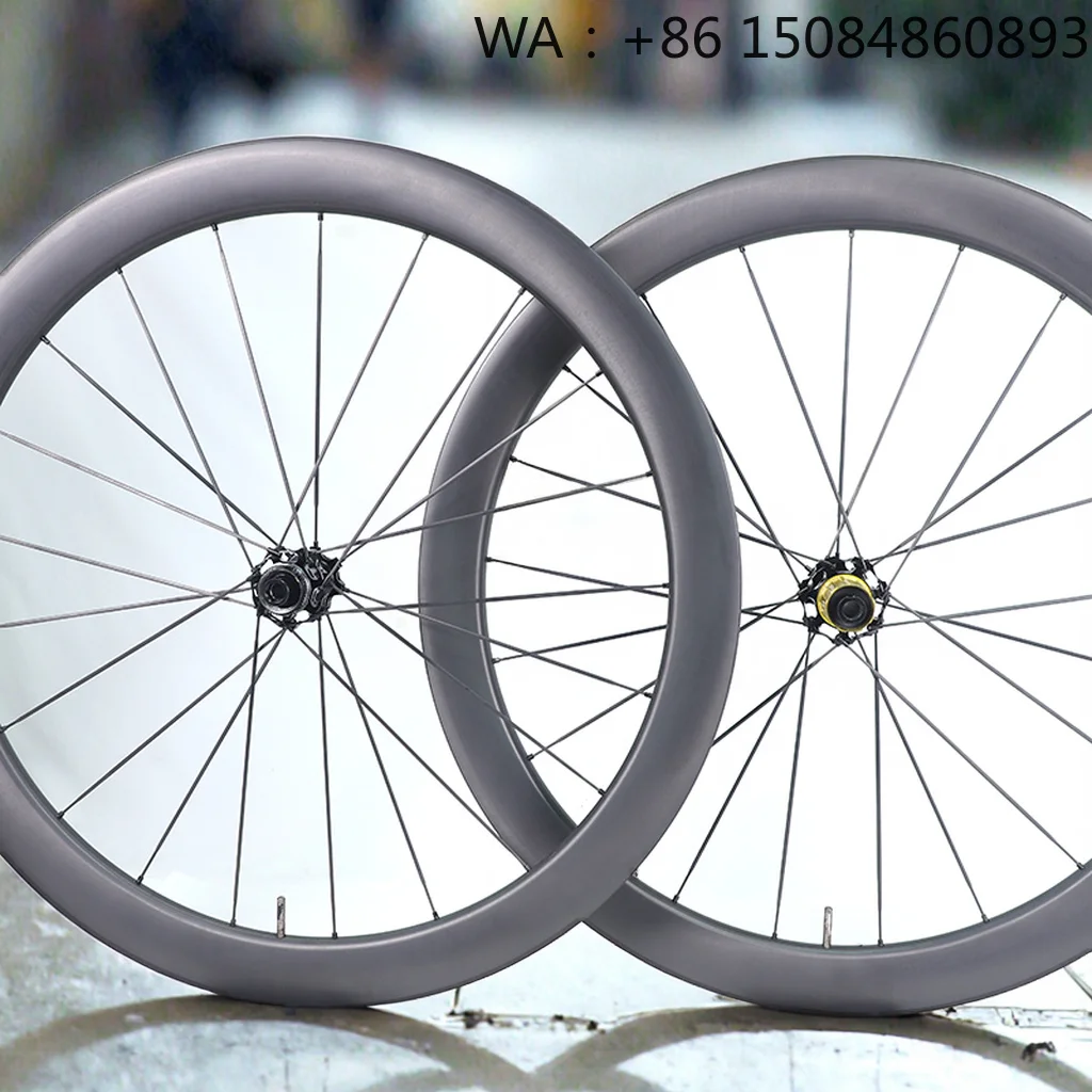 700c T800 Practical Carbon Wheels, tubeless clincher center lock rim, durable disc brake road bike racing wheel parts
700c T800 Practical Carbon Wheels, tubeless clincher center lock rim, durable disc brake road bike racing wheel parts