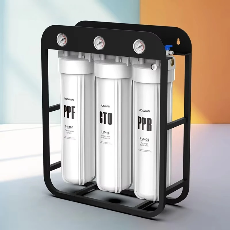 OEM 3-Stage Whole House Water Filter 20x4.5 Big Blue Tankless Manual Water Softener 15 GPM
OEM 3-Stage Whole House Water Filter 20x4.5 Big Blue Tankless Manual Water Softener 15 GPM