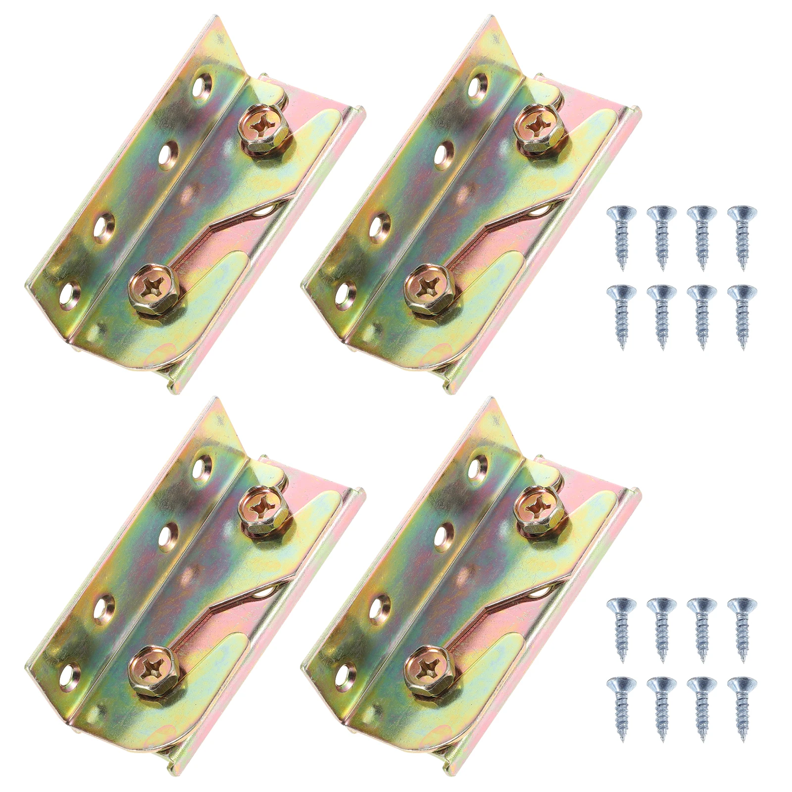 4 pcs Bed Iron Bed Bracket Screw Sleeve Heavy Duty Iron Brackets Wood Frames Furniture Assembly Sturdy Durability
4 pcs Bed Iron Bed Bracket Screw Sleeve Heavy Duty Iron Brackets Wood Frames Furniture Assembly Sturdy Durability