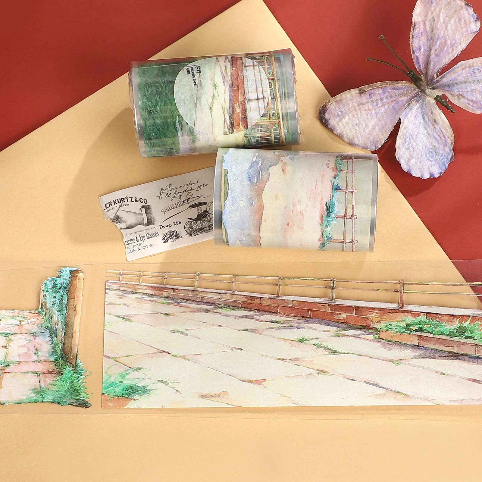 64mm*5m Vintage Plant Column Landscape PET Tape Creative DIY Journal Material Collage Scrapbooking Stationery
64mm*5m Vintage Plant Column Landscape PET Tape Creative DIY Journal Material Collage Scrapbooking Stationery