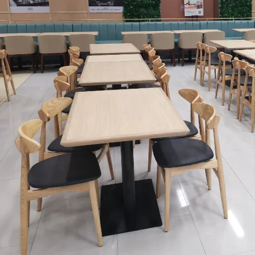 Modern Commercial Furniture Wooden Tables and Chairs Dining Set for Restaurant
Modern Commercial Furniture Wooden Tables and Chairs Dining Set for Restaurant