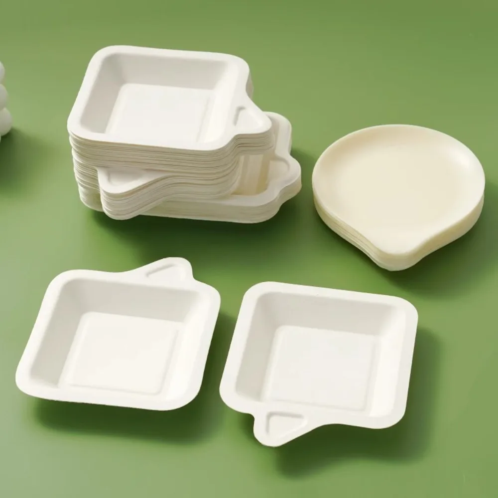 100PCS Biodegradable Material Disposable Paper Plate Square Lightweight Thickened Paper Plate Eco-Friendly Non-slip Cake Plate
100PCS Biodegradable Material Disposable Paper Plate Square Lightweight Thickened Paper Plate Eco-Friendly Non-slip Cake Plate