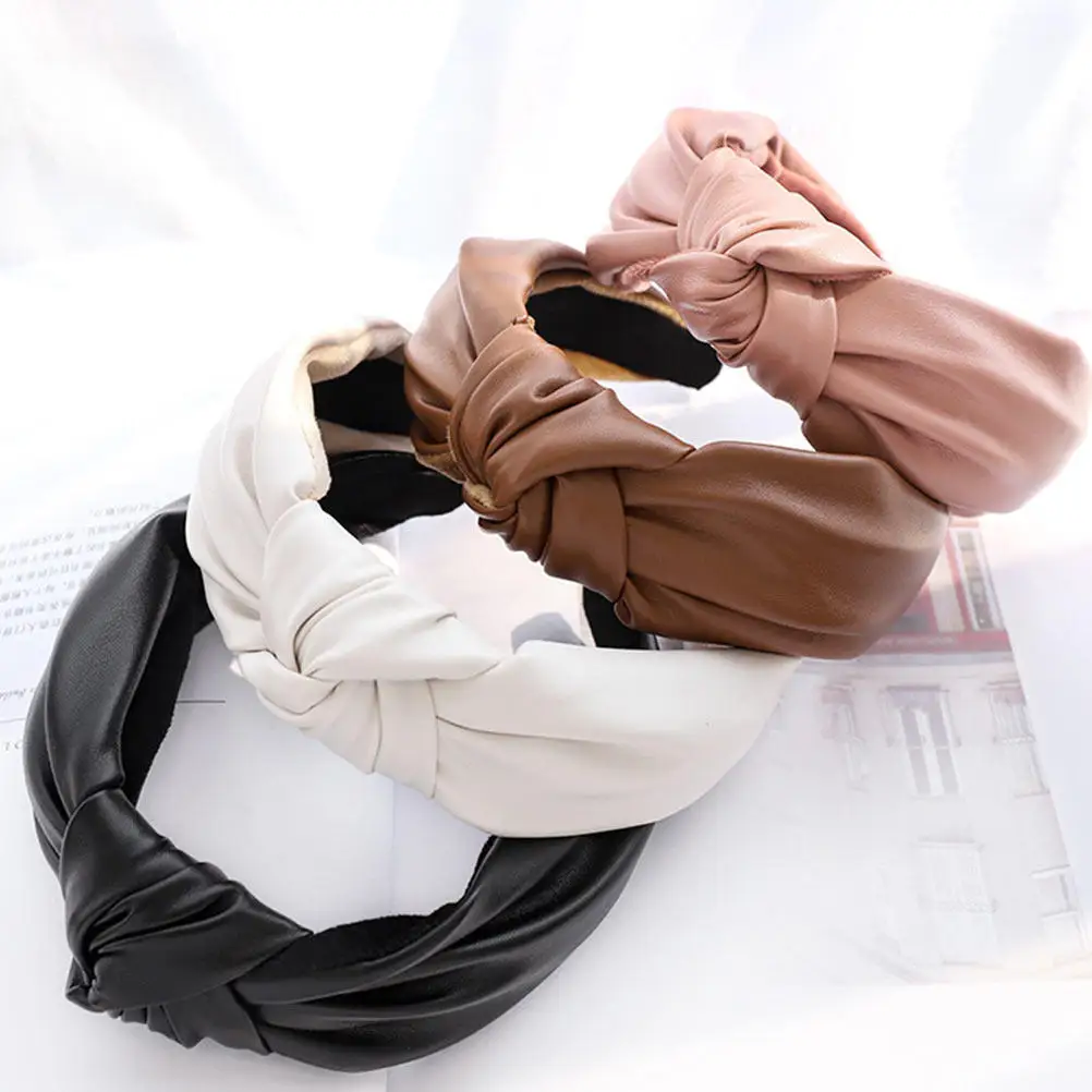 2Pcs Premium PU Knot Hairbands for Women Spa Makeup Face Washing Yoga Shower Hair Hoops Soft Comfortable Female Headband
2Pcs Premium PU Knot Hairbands for Women Spa Makeup Face Washing Yoga Shower Hair Hoops Soft Comfortable Female Headband