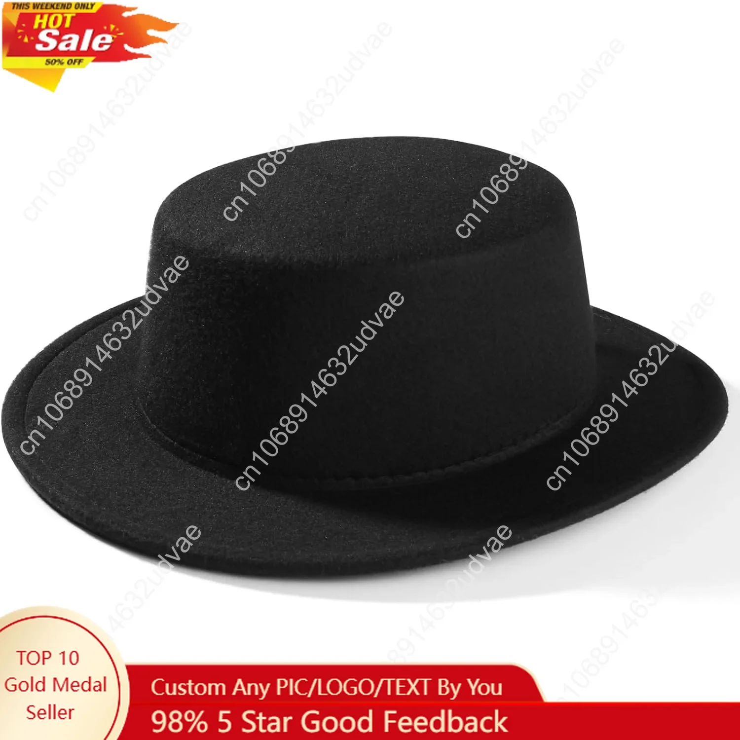Fashion Classic Black Fedora Hats Costume Outfit - Flat Wide Brim Church Cap Jazz Hats, for Women and Men
Fashion Classic Black Fedora Hats Costume Outfit - Flat Wide Brim Church Cap Jazz Hats, for Women and Men