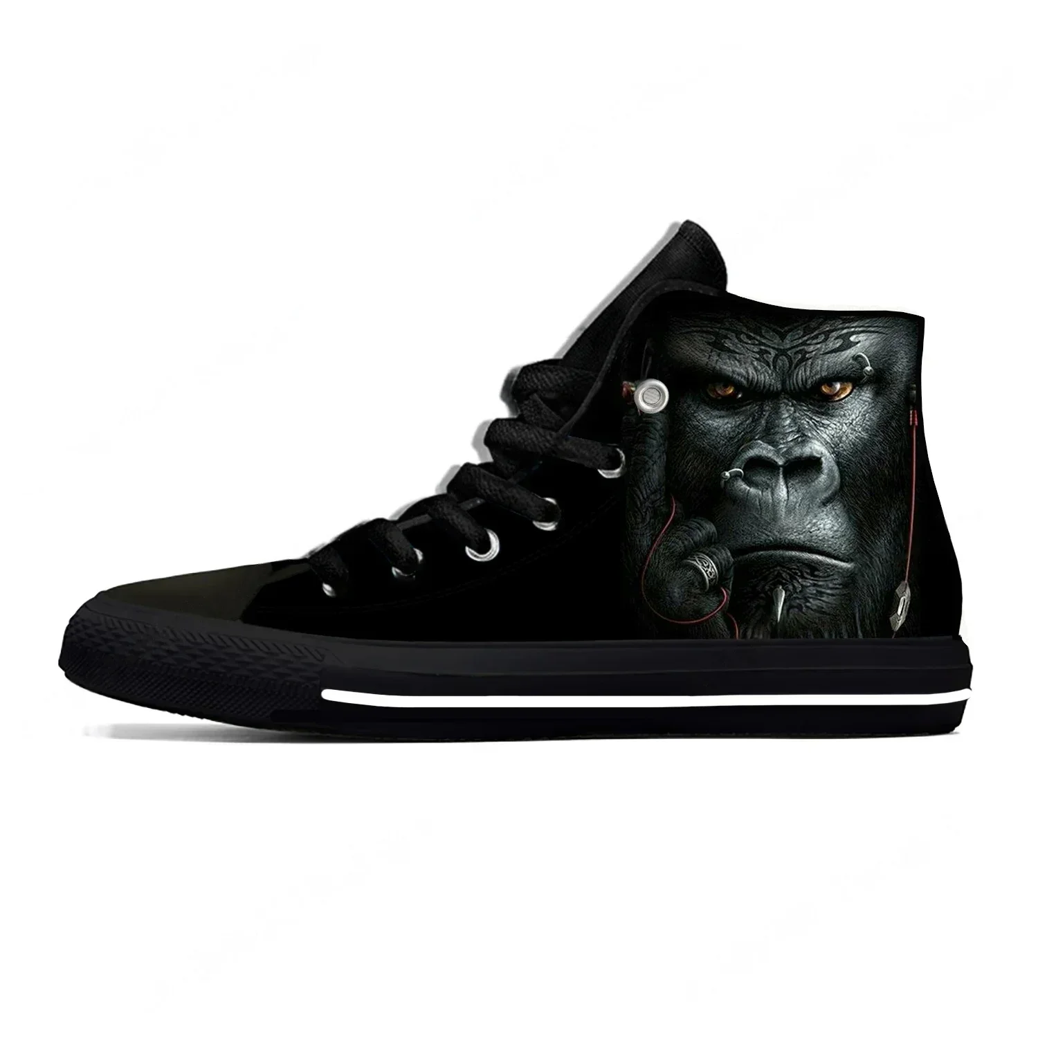 Funny Monkey Gorilla Pattern Lightweight Cloth 3D Print Hot Fashion High Top Canvas Shoes Mens Womens Casual Breathable Sneakers
Funny Monkey Gorilla Pattern Lightweight Cloth 3D Print Hot Fashion High Top Canvas Shoes Mens Womens Casual Breathable Sneakers