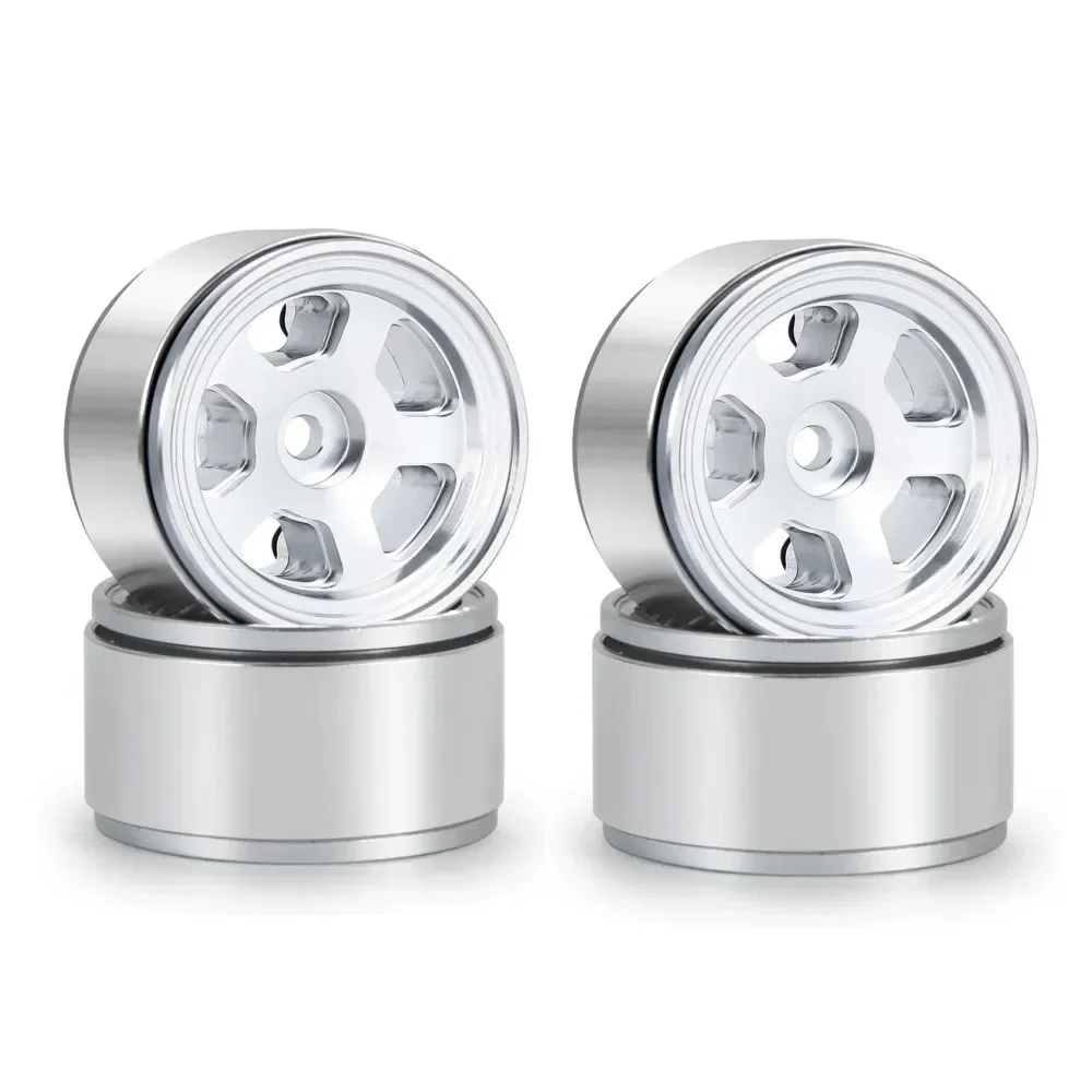 4PCS 1.0" CNC Metal Beadlock Wheel Rims for 1/24 RC Crawler Car Axial SCX24 90081 AXI00002 Deadbolt Chevrolet B-17 Betty
4PCS 1.0" CNC Metal Beadlock Wheel Rims for 1/24 RC Crawler Car Axial SCX24 90081 AXI00002 Deadbolt Chevrolet B-17 Betty