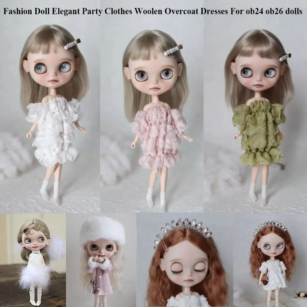 Fashion Elegant Party Clothes Elegant Casual Wears Woolen Overcoat Dresses DIY Accessories Kids Toys for Blythe Dolls
Fashion Elegant Party Clothes Elegant Casual Wears Woolen Overcoat Dresses DIY Accessories Kids Toys for Blythe Dolls