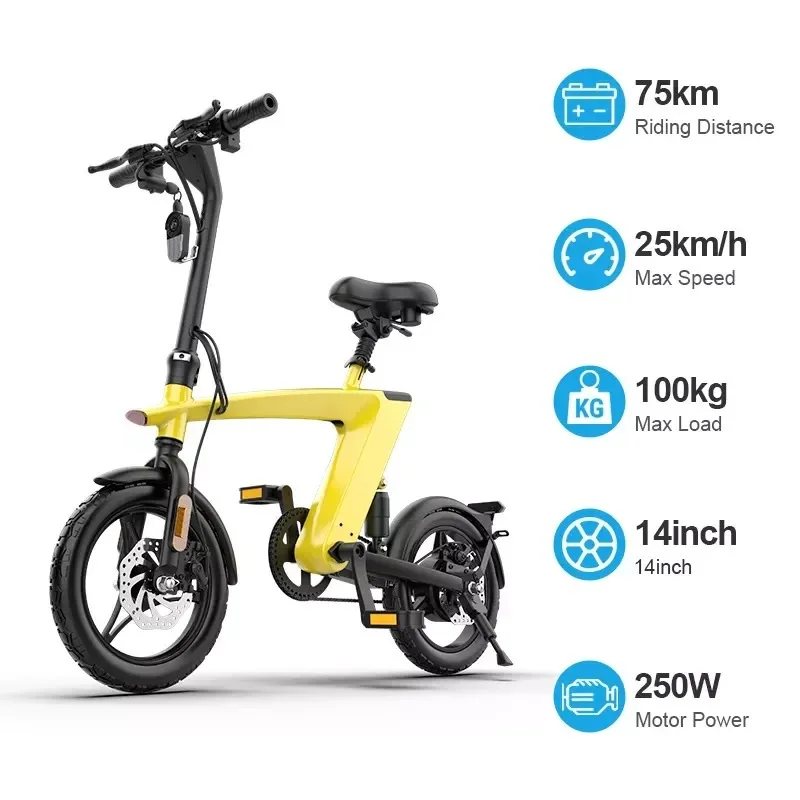 36V 250W Folding Electric Bike, Aluminum Alloy Frame Lithium Battery Adult E-Bike, Portable Commuter Vehicle
36V 250W Folding Electric Bike, Aluminum Alloy Frame Lithium Battery Adult E-Bike, Portable Commuter Vehicle