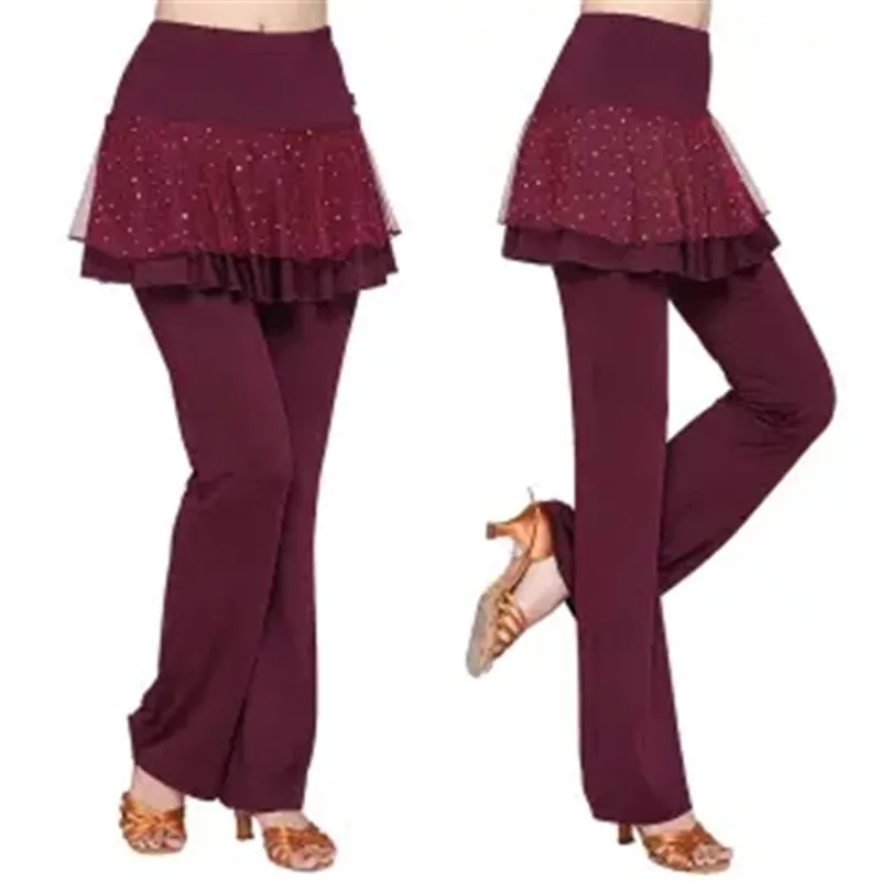 Sequins Spring Summer 2023 New Square Dance Costume Dance Skirt New Mesh Adult Dance Skirt Latin Dance Fashion Pants Women
Sequins Spring Summer 2023 New Square Dance Costume Dance Skirt New Mesh Adult Dance Skirt Latin Dance Fashion Pants Women