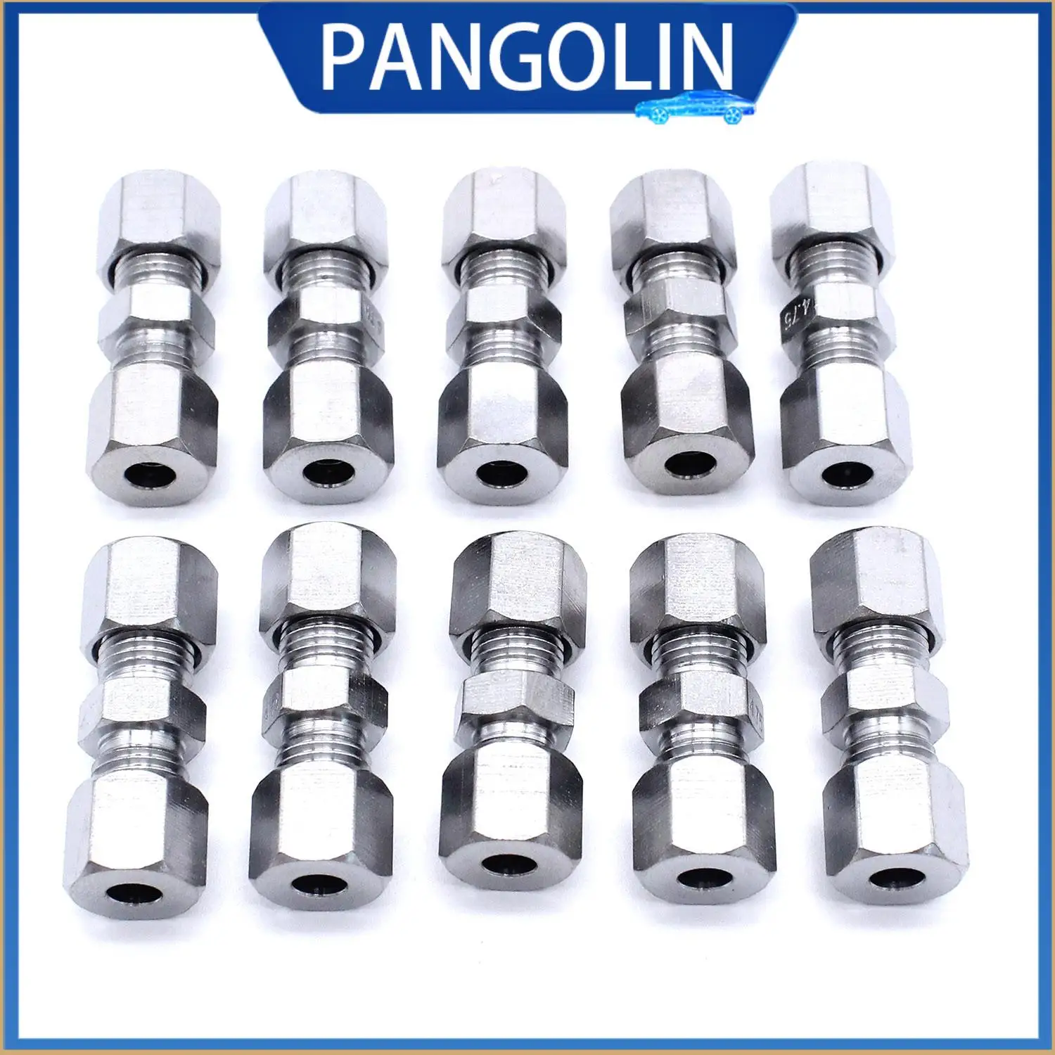 PANGOLIN прямой редуктор, компрессионные тормозные фитинги, 10 шт./компл. для гидравлических тормозных систем диаметром 3/16 дюйма, латунь
PANGOLIN прямой редуктор, компрессионные тормозные фитинги, 10 шт./компл. для гидравлических тормозных систем диаметром 3/16 дюйма, латунь