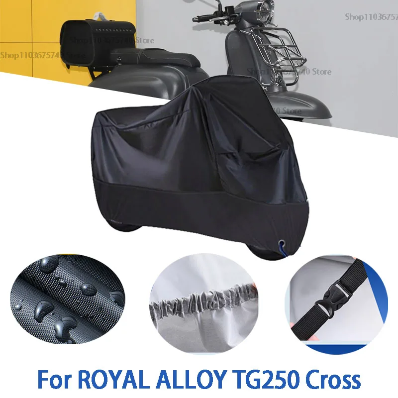Полные чехлы для мотоциклов ROYAL ALLOY TG250 Cross, автомобильный чехол на открытом воздухе, защита от солнца, пыли, без ушей, утолщенный оксфордский чехол
Полные чехлы для мотоциклов ROYAL ALLOY TG250 Cross, автомобильный чехол на открытом воздухе, защита от солнца, пыли, без ушей, утолщенный оксфордский чехол
