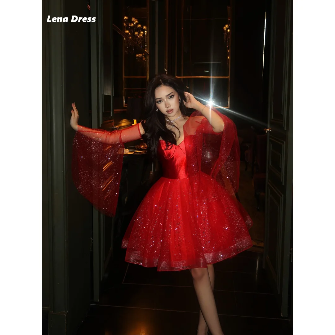 Lena Customized Ball Gown Dress Shiny Special Occasion Dresses for Special Occasions Red Formal and Evening Dresses Short Skirt
Lena Customized Ball Gown Dress Shiny Special Occasion Dresses for Special Occasions Red Formal and Evening Dresses Short Skirt
