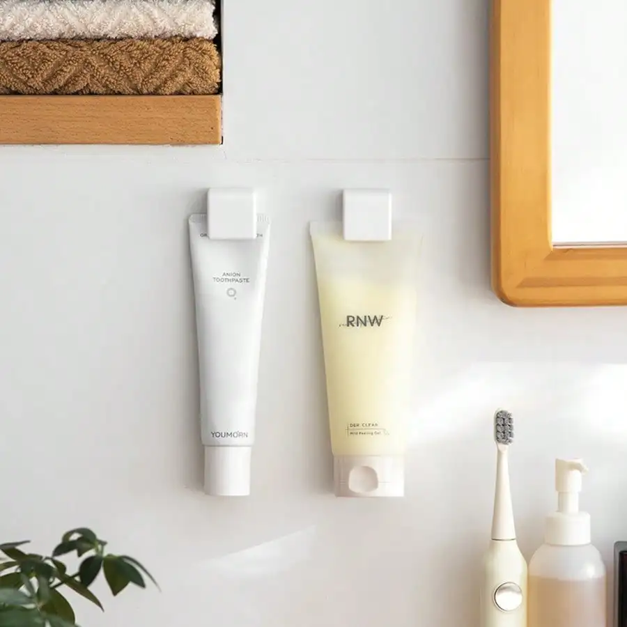 Minimalist Multi Purpose Wall Mount Tube Organizer Clip Sleek White Bathroom Wall Rack for Skincare and Toothpaste Damage Free Hanging Hook Aesthetic Home Organization Storage
Minimalist Multi Purpose Wall Mount Tube Organizer Clip Sleek White Bathroom Wall Rack for Skincare and Toothpaste Damage Free Hanging Hook Aesthetic Home Organization Storage