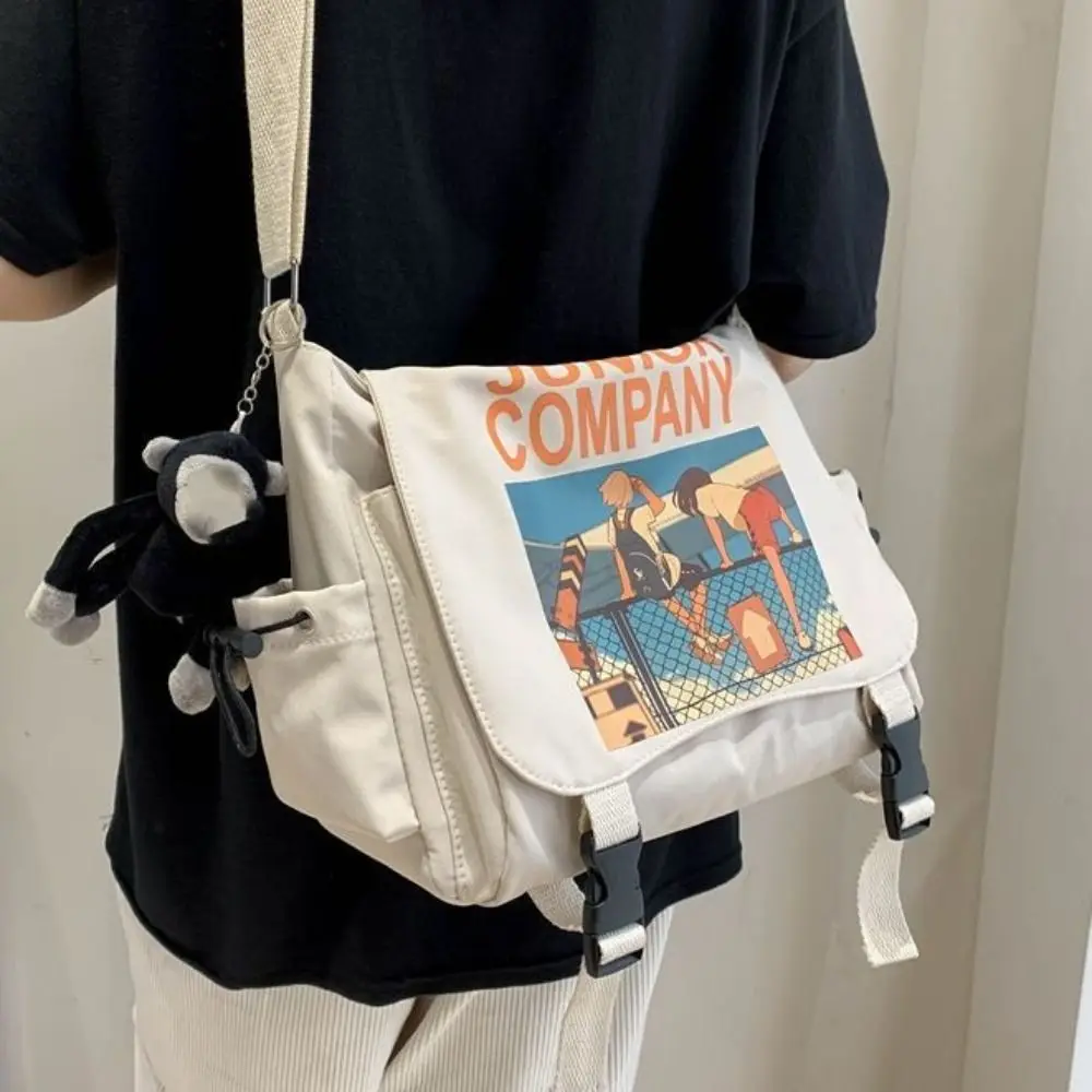 Simple Square Men Crossbody Bag Couple Style Print Messenger Bag Multi-Pockets Multifunctional Nylon Shoulder Bag Outdoor
Simple Square Men Crossbody Bag Couple Style Print Messenger Bag Multi-Pockets Multifunctional Nylon Shoulder Bag Outdoor