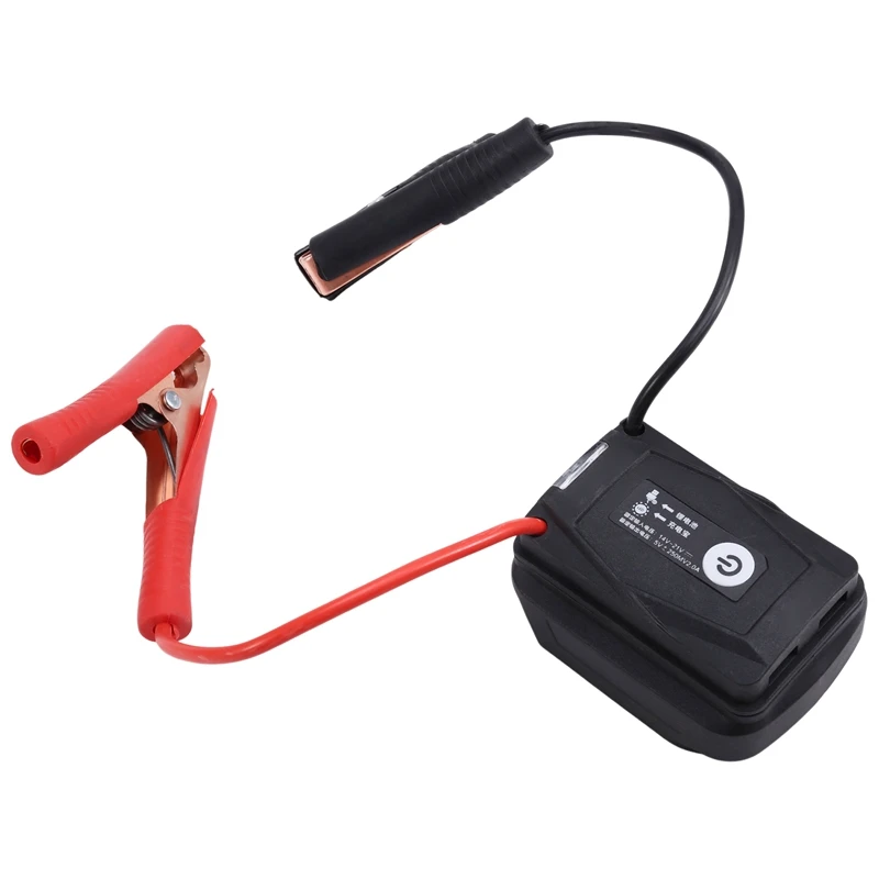 Car Jump Starters Adapter With 2 USB Port And Led Light Jump Starting Adapter For Makita 18V Battery
Car Jump Starters Adapter With 2 USB Port And Led Light Jump Starting Adapter For Makita 18V Battery