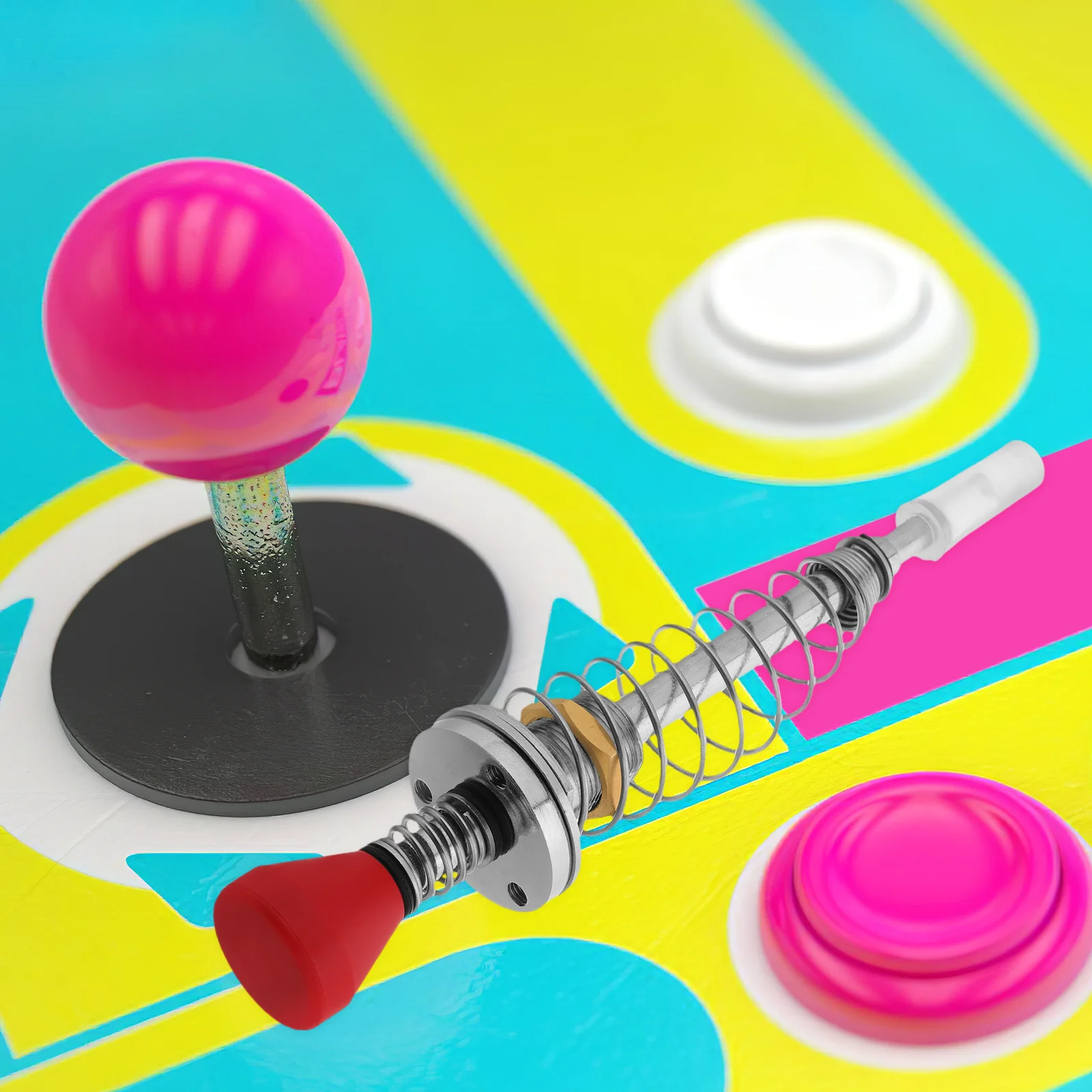 Pinball Rod Shooter Handle Alloy Head Spring Loaded Red Head Silver Rod Arcade Game Ball Shooter Machine Parts Accessory
Pinball Rod Shooter Handle Alloy Head Spring Loaded Red Head Silver Rod Arcade Game Ball Shooter Machine Parts Accessory