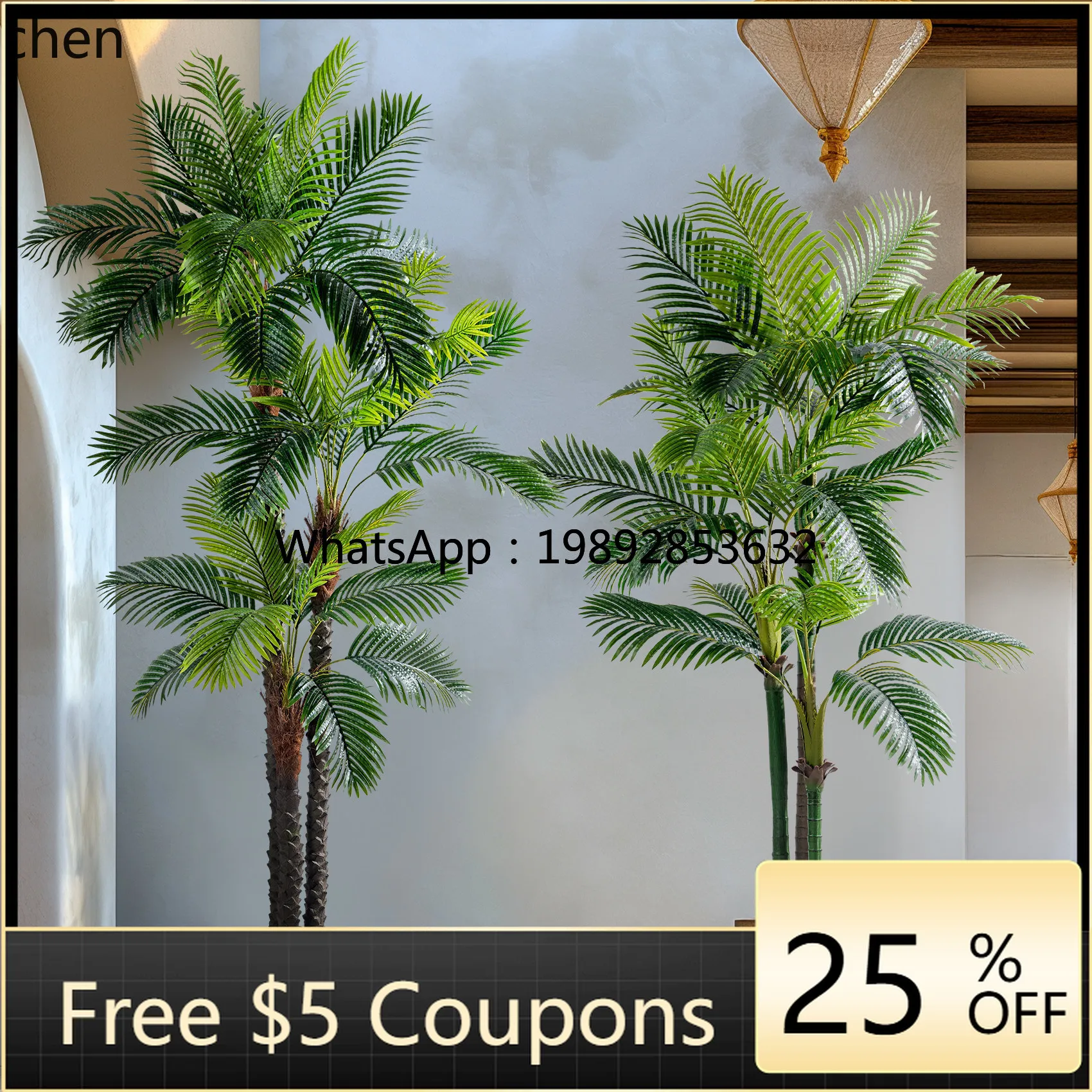ABB Artificial Palm Fake Tree Needle Palm Bionic Green Plant Living Room Decoration Large Loose Tail Palm Coconut Tree Indoor
ABB Artificial Palm Fake Tree Needle Palm Bionic Green Plant Living Room Decoration Large Loose Tail Palm Coconut Tree Indoor