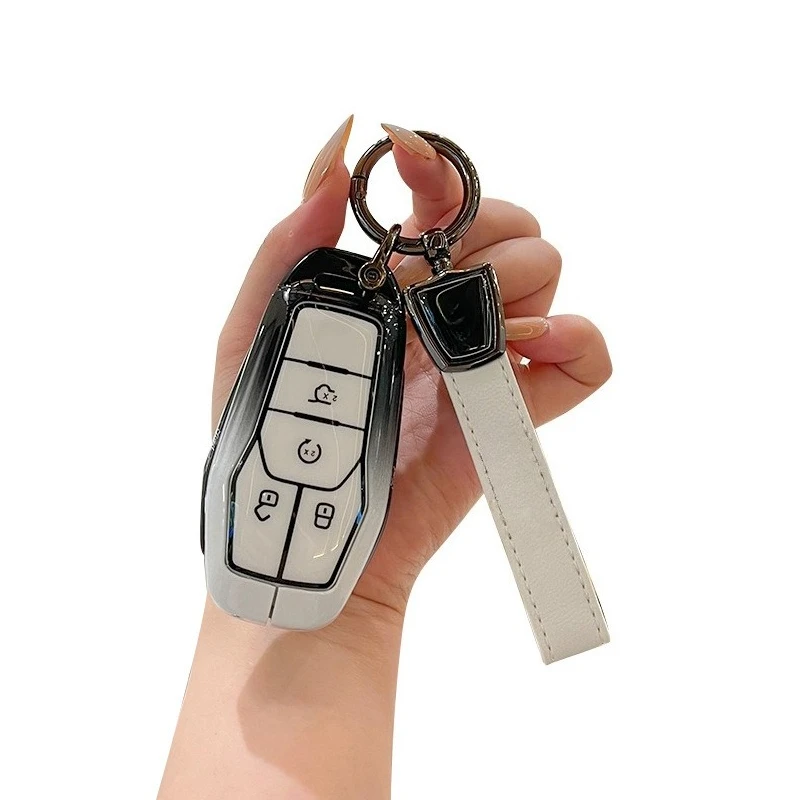 Premium Zinc Alloy Key Cover Case for Ford Explorer 16-18/Taurus/Mustang/F-150 Raptor (2016-2018) - Protective Key Fob Shell
Premium Zinc Alloy Key Cover Case for Ford Explorer 16-18/Taurus/Mustang/F-150 Raptor (2016-2018) - Protective Key Fob Shell