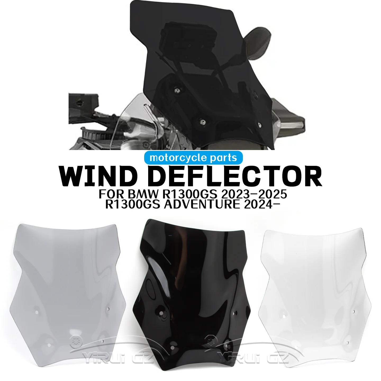 FOR BMW R1300 GS 1300GS adv Adventure Motorcycle New Windshield R1300GS Modified Windshield Accessories Windshield 2023 2024 25
FOR BMW R1300 GS 1300GS adv Adventure Motorcycle New Windshield R1300GS Modified Windshield Accessories Windshield 2023 2024 25