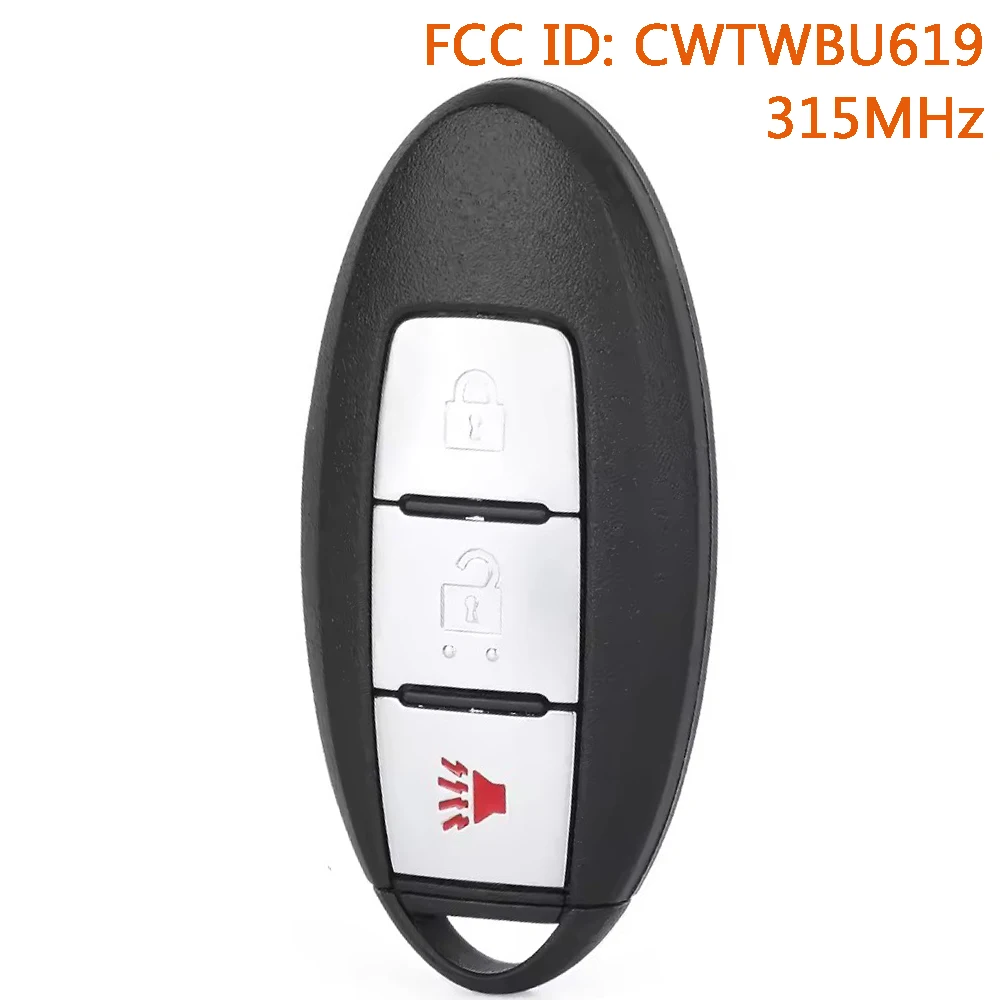 KEYECU CWTWBU619 315MHz Smart Remote Car Key Fob for Infiniti FX35 FX45 2005 2006 2007 2008 ID46 Chip 285E3-CL02D
KEYECU CWTWBU619 315MHz Smart Remote Car Key Fob for Infiniti FX35 FX45 2005 2006 2007 2008 ID46 Chip 285E3-CL02D