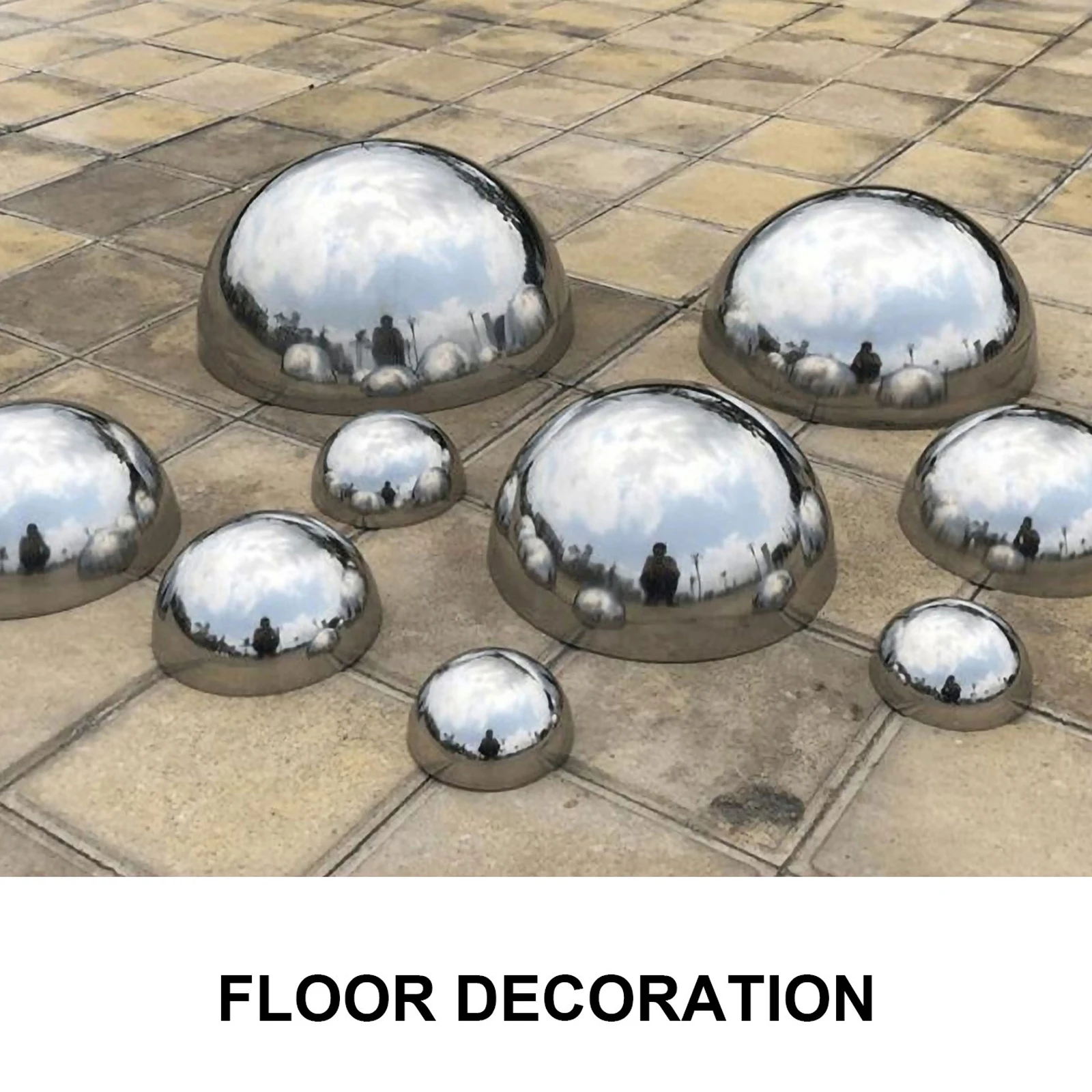 Stainless Steel Half Ball Decor 304 Grade Polished Hollow Silver Globe Wall Earth Stylish Scene Jewelry Accessories
Stainless Steel Half Ball Decor 304 Grade Polished Hollow Silver Globe Wall Earth Stylish Scene Jewelry Accessories
