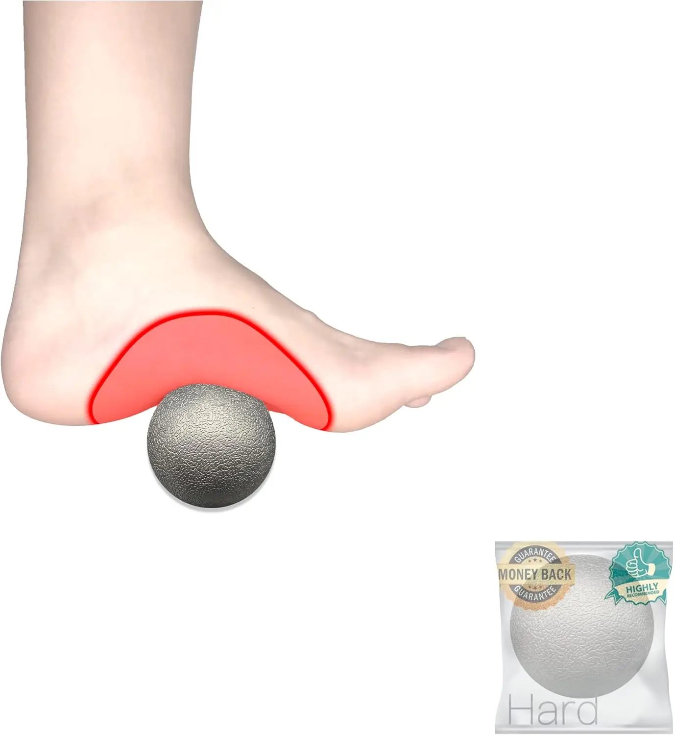 Plantar Fasciitis Relief Massage Ball – Hard Lacrosse Ball for Deep Tissue & Trigger Point Therapy
Plantar Fasciitis Relief Massage Ball – Hard Lacrosse Ball for Deep Tissue & Trigger Point Therapy